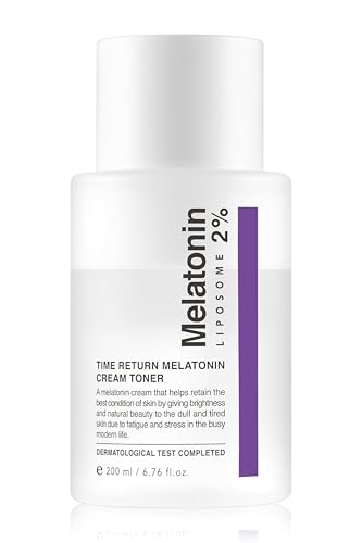 Time Return Melatonin Cream Toner | Highly Moisturizing Facial Toner for Sensitive Skin | Clarifying & Calming Toner for Face | Hydrating Toner for Face | Toner Cream Skin Toner (6.76 fl oz)