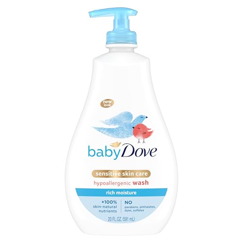 Dove Baby Tip to Toe Wash, Rich Moisture, 20 fl oz (Pack of 2)
