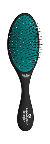 Olivia Garden OG Brush Detangler, removable cushion for easy cleaning, scalp hugging for scalp massage and custom bristles to detangle based on hair type, for wet or dry hair, women, men and children