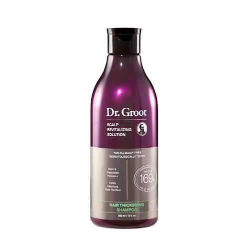Dr. Groot Hair Thickening Shampoo, Korean Hair Care with Biotin, Rosemary Oil to help Volumize Thinning, Damaged Hair, Hydrate Hair and Scalp, Biotin Shampoo,Scalp Revitalizing Solution