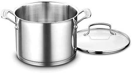 Cuisinart 6-Quart. Stockpot w/Cover, Stainless Steel