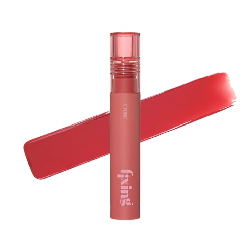 ETUDE Fixing Tint #01 Analog Rose (4g) | Long Lasting High Pigmented Liquid Lipstick | Waterproof Lightweight Matte Finish Lip Stain | Full Coverage | Korean Makeup, Kbeauty