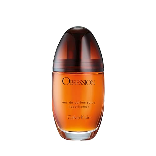 Calvin Klein Obsession Eau de Parfum – Ambery Women's Perfume – With Notes of Mandarin, Bergamot, Jasmine & Patchouli – Long Lasting Fragrance