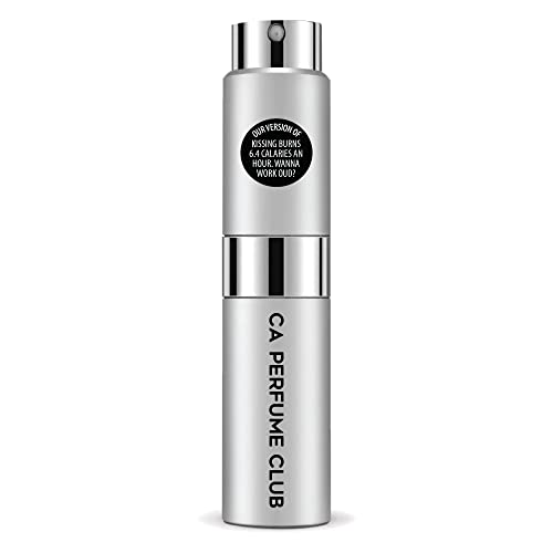 CA Perfume Impression of Kissing Burns 6.4 Calories For Women & Men Replica Version Fragrance Dupes Concentrated Long Lasting Eau de Parfum Spray Refillable Atomizer Bottle 0.27 Fl Oz/8ml-X1