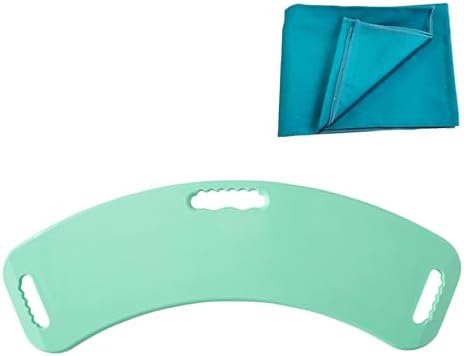 Transfer Board with Slide Sheet, FSA Eligible, Slide Assist Device for Transferring or Seniors from Wheelchair to Bed, Toilet, Tub, Car (Transfer Board + Slide Sheet（28"x28"）)（Patented Product）