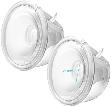 Hands-Free Wearable Universal Milk Collection Cups Compatible with Momcozy S9 Pro|S12 Pro and Zomee/Spectra/Medela/Lansinoh/babybuddha Breast Pump, Parts/Accessories Replacement
