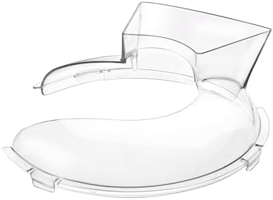 Upgraded (More Stable Snap Tabs Design) Pouring Shield for Kitchenaid 6 Quart/5.5 Quart, Fit for kitchenaid 5.5, 6, 7, 8 Quart Bowl-Lift Stand Mixer, Splash Guard Three-year Warranty