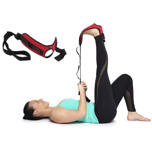 OPTP The Original Stretch-EZ, USA Made Top Choice Plantar Fasciitis Stretcher, Hamstring Stretch Strap and Achilles Tendon Stretcher, Stretching Strap for Physical Therapy
