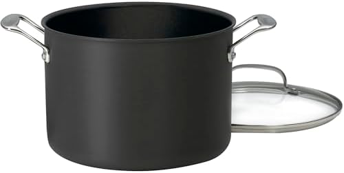 Cuisinart Chef's Classic Nonstick Hard-Anodized 8-Quart Stockpot with Lid,Black