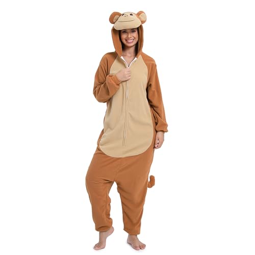 Wishliker Unisex Adult Onesie Costume Halloween Christmas Cosplay Animal Cartoon Pajamas