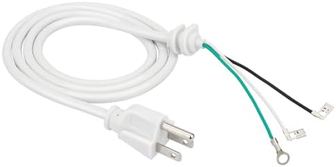 Mixer Cord Power 9701025 for KitchenAid Stand Mixer Replacement (White),3.9ft Cord-Power Fits Various KitchenAid Models