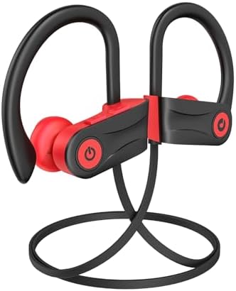 Boean Wrokout Headphones Bluetooth Headphones with Mic Bluetooth 5.3 Technology with Stereo Sound Deep Bass 16 Hrs Playback Running Headphones IPX7 Rating for Sports