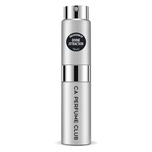 CA Perfume Impression of Divine Attraction For Women & Men Fragrance Spray Bottle 0.27 Fl Oz/8ml