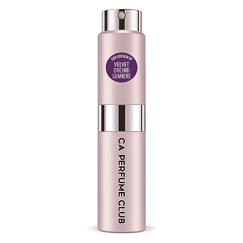 CA Perfume Impression of Tom F Velvet Orchid Lumiere For Women Replica Version Fragrance Dupes Concentrated Long Lasting Eau de Parfum Spray Refillable Atomizer Bottle 0.27 Fl Oz/8ml-X1