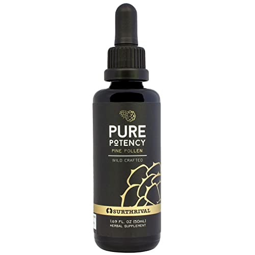 Surthrival Pine Pollen Pure Potency Extract, 1.69 fl oz, Premium Botanical Blend