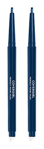 COVERGIRL Perfect Point Plus Eyeliner Pencil, Midnight Blue, 0.008 Ounce (Pack of 2)