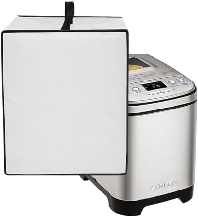 Bread Maker Machine Cover for Cuisinart Bread Maker Machine, Heavy Duty Waterproof Protective Bread Machine Cover Compatible for Cuisinart Compact and Automatic Bread Maker Machine CBK-110P1 (Grey)