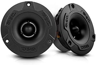 DS18 PRO-TWX1 Aluminum Super Bullet Tweeter 1", 240W Max, 4 Ohms, Built in Crossover - PRO Tweeters are The Best in The Pro Audio and Voceteo Market (2 Speakers Included) (Renewed)