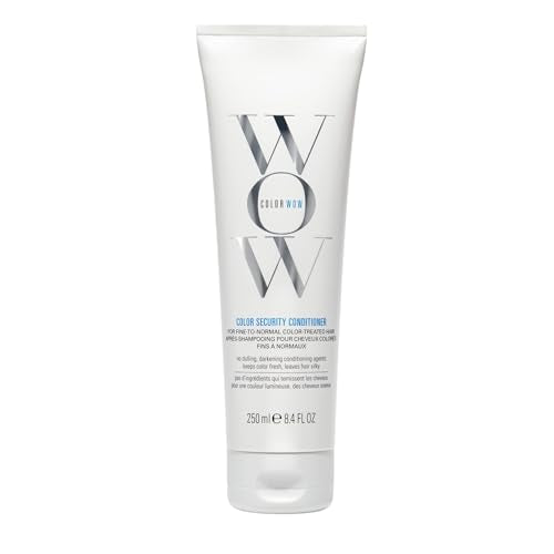 COLOR WOW Color Security Conditioner for Fine to Normal Hair – Weightless hydration for fine, thin, fragile hair | Detangles, nourishes + adds shine with Argan Oil | Color safe | Heat protection