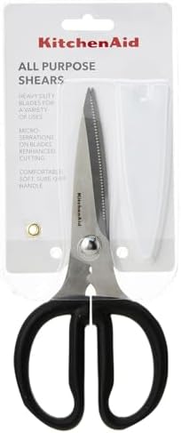 KitchenAid All Purpose Shears, Kitchen Scissor, Durable and Easy to Clean, Onyx Black