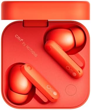 CMF Buds Pro 2 Wireless Earbuds, Hi-Res Audio with LDAC, 50 dB Hybrid Noise Cancelling Earbuds, Ultra Bass Technology, Bluetooth 5.3, 43H Play Time with Charging Case, 6 HD Mics Headphones, Orange
