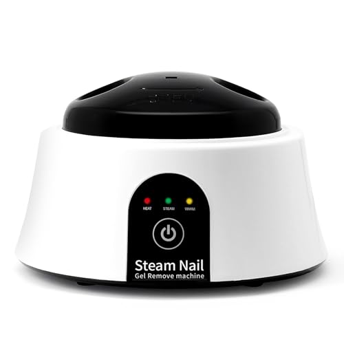 Electric Nail Soaking Bowl, Soak off Bowl for Gel Nail Polish, Acrylic Nails, Dip Powder Removal, Black