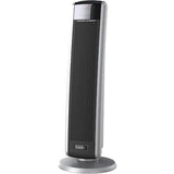 Lasko Oscillating Digital Ceramic Tower Heater for Large Rooms, with Adjustable Thermostat, Timer and Remote Control, 29 Inches, 1500W, Black, 5586