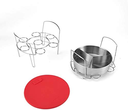 Instant Pot Stainless Steel Official Cook and Bake Set, Compatible with 6-quart and 8-quart cookers