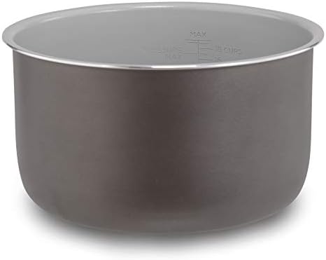 Ninja Foodi 6.5-qt. Ceramic Coated Nonstick Inner Pot, Compatible with all Ninja Foodi 6.5 qt. models, Dishwasher Safe Gray. 102FY300