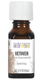 Aura Cacia Pure Vetiver Essential Oil | 0.5 fl. oz. | Vetiveria zizanioides