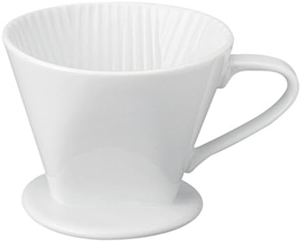 Fino Filter Cone, Fine White Porcelain, Number 2-Size, Brews 2 to 6-Servings