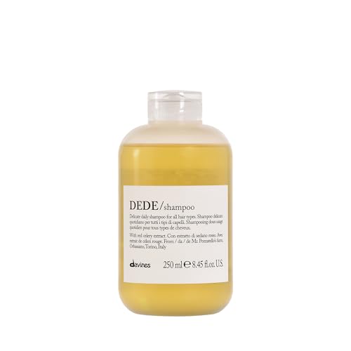 Davines DEDE Shampoo, Delicate Daily Cleansing for All Hair Types, Balance and Add Shine