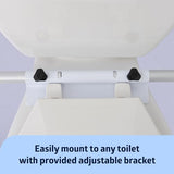 Medline Toilet Safety Rail For Seniors with Easy Installation, Height Adjustable Toilet Safety Frame, Bathroom Assist Rail with Armrests, Bathroom Safety, 250 lb. Weight Capacity