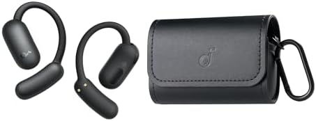 Soundcore AeroFit 2 by Anker Open-Ear Headphones with Travel Case, Adjustable Ear Hooks, Snug Fit, Rich Bass, Hi-Res Wireless Audio, 42H Playtime, Bluetooth 5.4, App Control, IP55, AI Clear Calls