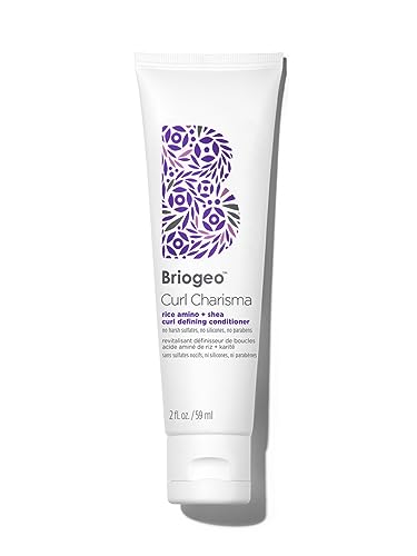 Briogeo Curl Charisma Rice Amino + Avocado Hydrating Conditioner, Define and Moisturize Wavy, Curly, and Coily Hair, Minimize Frizz, Sulfate-free, Vegan, Cruelty-Free