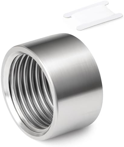 TAISHER 1PCS 304 Stainless Steel Cast Pipe Fitting, Coupling, 4" x 4" NPT Female Threaded