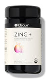 Blisque – Organic Zinc Supplement Sourced from Guava Leaf | for Immune Support, Defense and Boost | with Ashwagandha, Aloe Vera, Ginger, and Turmeric | Vegan | Powder | 60 Grams