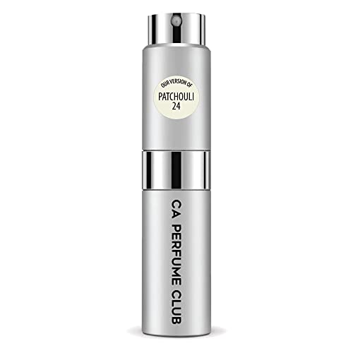 CA Perfume Club Impression of Le Lb Patchouli 24 For Women & Men Replica Version Fragrance Dupes Concentrated Long Lasting Eau de Parfum Spray Refillable Atomizer Bottle 0.27 Fl Oz-X1