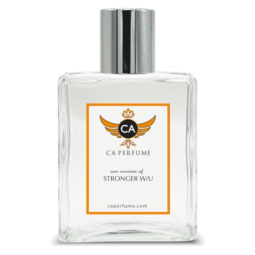 CA Perfume Impression of Stronger W/U For Men Replica Fragrance Dupes Eau de Parfum Spray Bottle 3.4 Fl Oz/100ml-X1