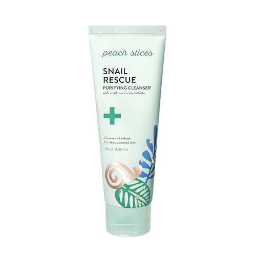 Peach Slices Snail Rescue Purifying Cleanser 4.05 fl oz.
