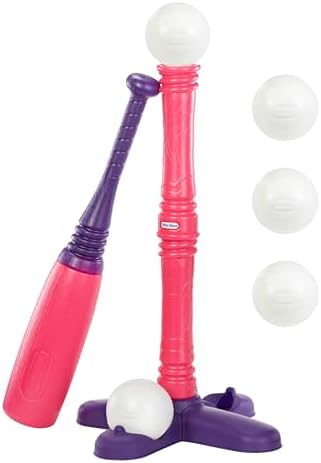 Little Tikes T-Ball Set, Pink, 5 Balls, for Toddlers Ages 18+ Months – Amazon Exclusive