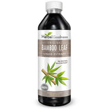 Bamboo Extract for Hair Growth - Natural Bamboo Leaf - Organic Hair Skin and Nail Vitamins Natural Silica, Collagen Supplement, Radiant Skin and Nails - 12oz Liquid - Herbal Goodness