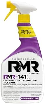 RMR-141 EPA Registered Mold and Mildew Killer, Eliminates Odors, Removes Mold, Mildew, Bacteria, and Viruses, 32-Ounce Bottle