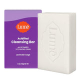 Lume Acidified Body Cleansing Bar - 24 Hour Odor Control - Removes Odor Better than Soap - Moisturizing Formula - Formulated Without SLS and Parabens - OB/GYN Developed - 8.5 ounce (Lavender Sage)