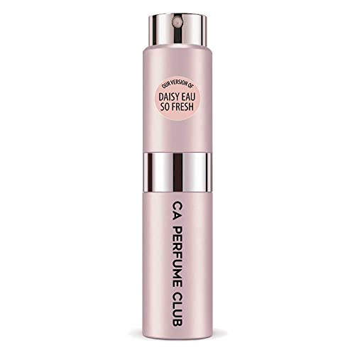 CA Perfume Impression of M. Jacobs Daisy Eau So Fresh For Women Replica Version Fragrance Dupes Concentrated Long Lasting Eau de Parfum Spray Refillable Atomizer Bottle 0.27 Fl Oz/8ml-X1