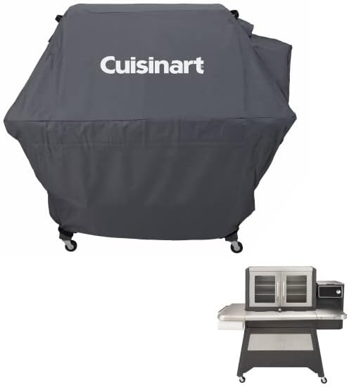Cuisinart CGWM-081 Clermont Pellet Grill & Smoker Cover, Durable Rip-Resistant Polyester (Cover fits Clermont Pellet Grill)