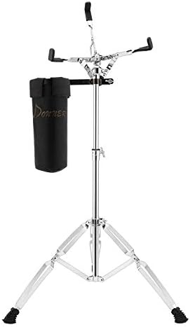 Donner Snare Drum Stand, Adjustable Snare Stand Double Braced Extended with Drum Stick Holder Fit 10''-14'' Dia Drums, Drum Pads, Height Range 26-40 Inches