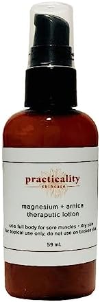 Magnesium and Arnica Therapeutic Lotion | Magnesium and Arnica Lotion for Muscle Comfort | for Muscle Massage and Relaxation | 2 Fl Oz | 1 Pc