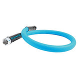 AQUA JOE AJPGH03-PRO HYBRIDFLEX Lead-in Hose, 5/8-Inch x 3-Foot, 500 PSI Burst Rating, 3 Foot-500, Blue