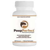 PoopPerfect Digestive Support Capsules 1080mg Premium Psyllium Fiber Supplement for Digestion & Regularity Slippery Elm Bark, Aloe Vera, Supports Gut Health & GI